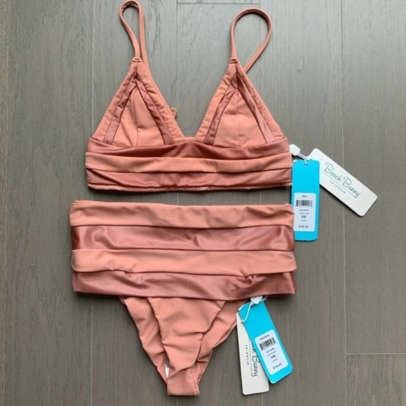 NWT Beach bunny two piece bathing suit small - Picture 2 of 4